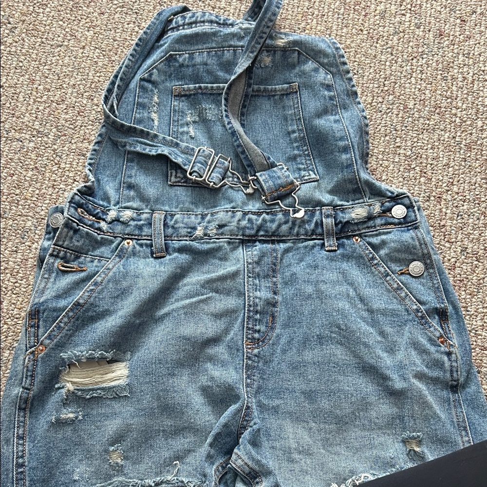 Wild Fable Blue Denim Overalls